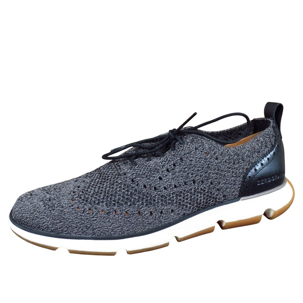 Cole Haan 4.ZERØGRAND Stitchlite Men Athletic Oxford Size 10 Casual Gray Knit